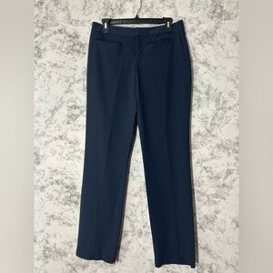 DKNY Women's Dark Blue Straight Leg Trousers